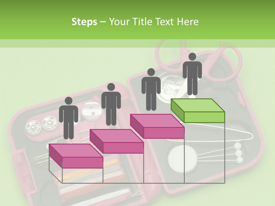 Tweezers Sewing Small PowerPoint Template