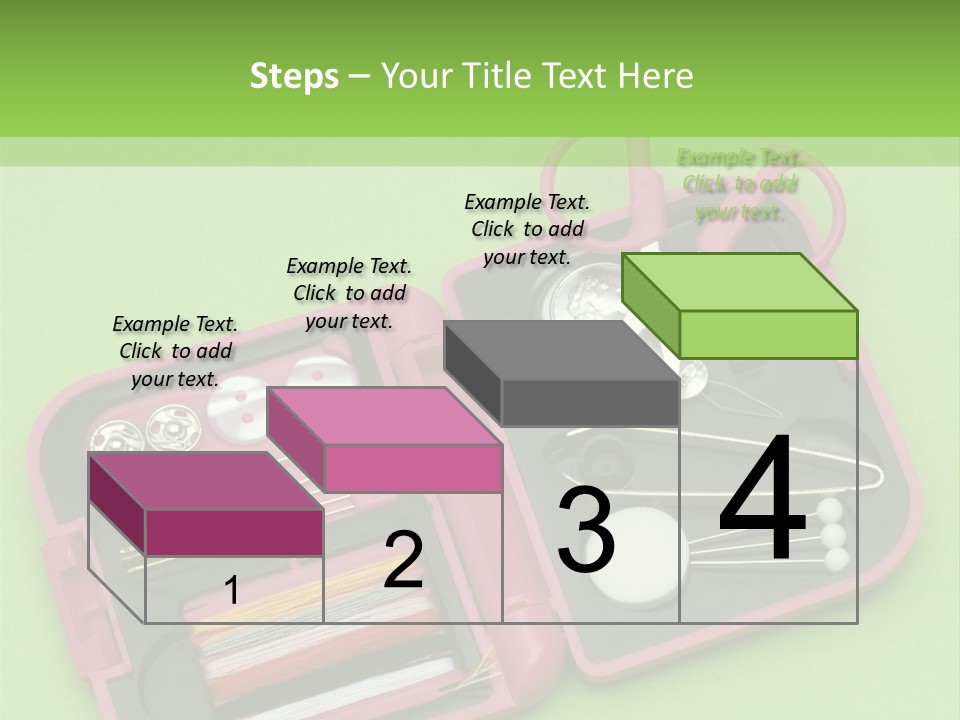 Tweezers Sewing Small PowerPoint Template