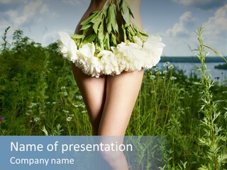 Floral Sexual Body PowerPoint Template