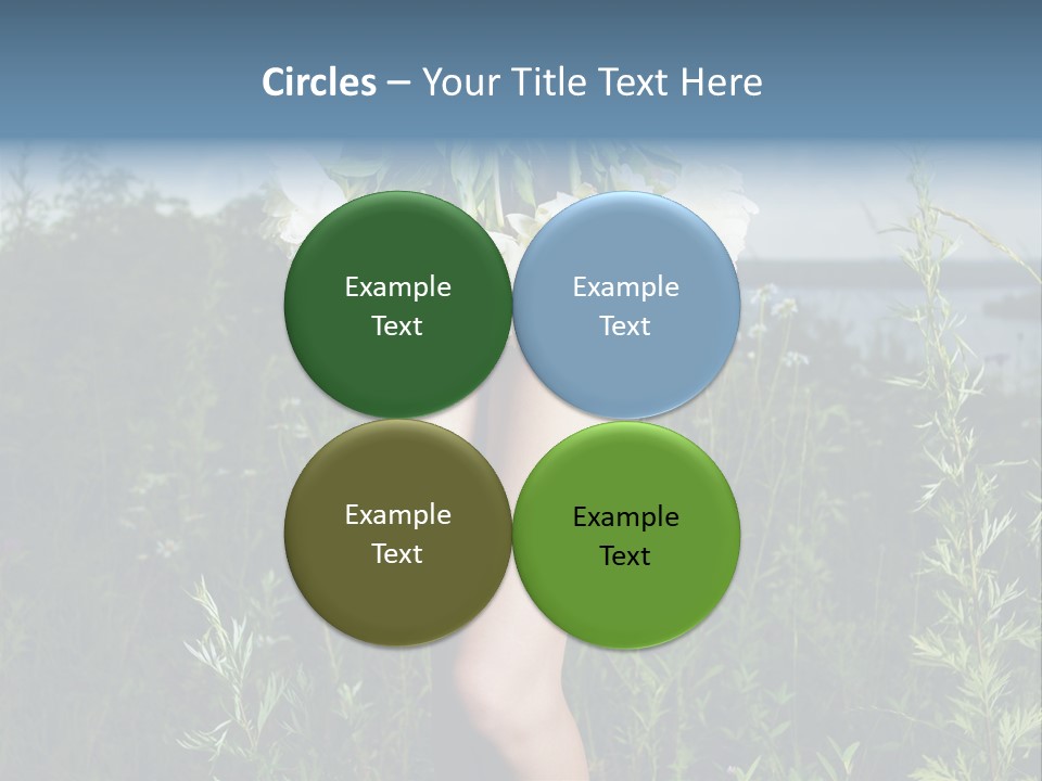 Floral Sexual Body PowerPoint Template