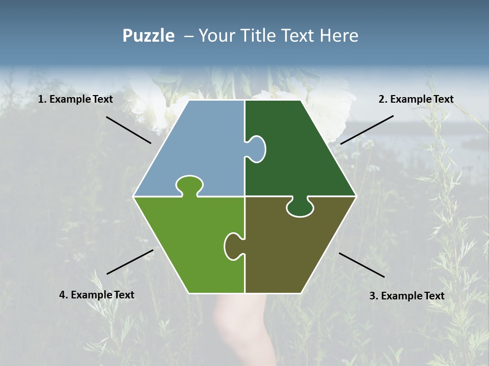 Floral Sexual Body PowerPoint Template