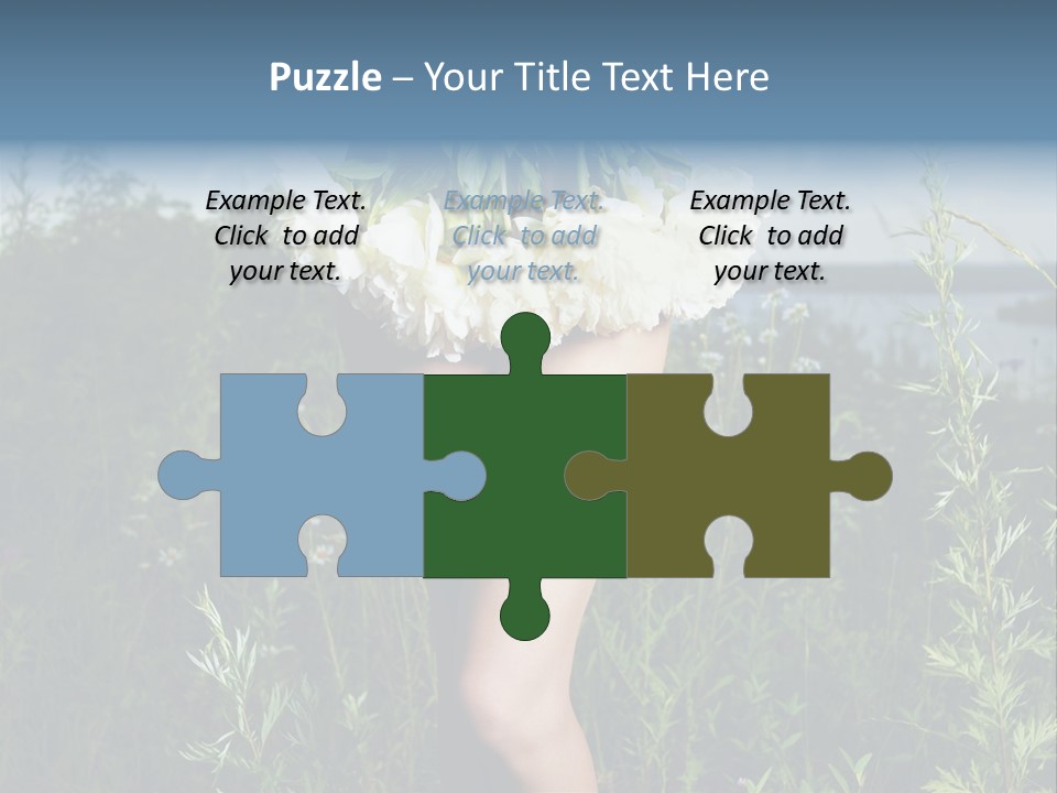 Floral Sexual Body PowerPoint Template