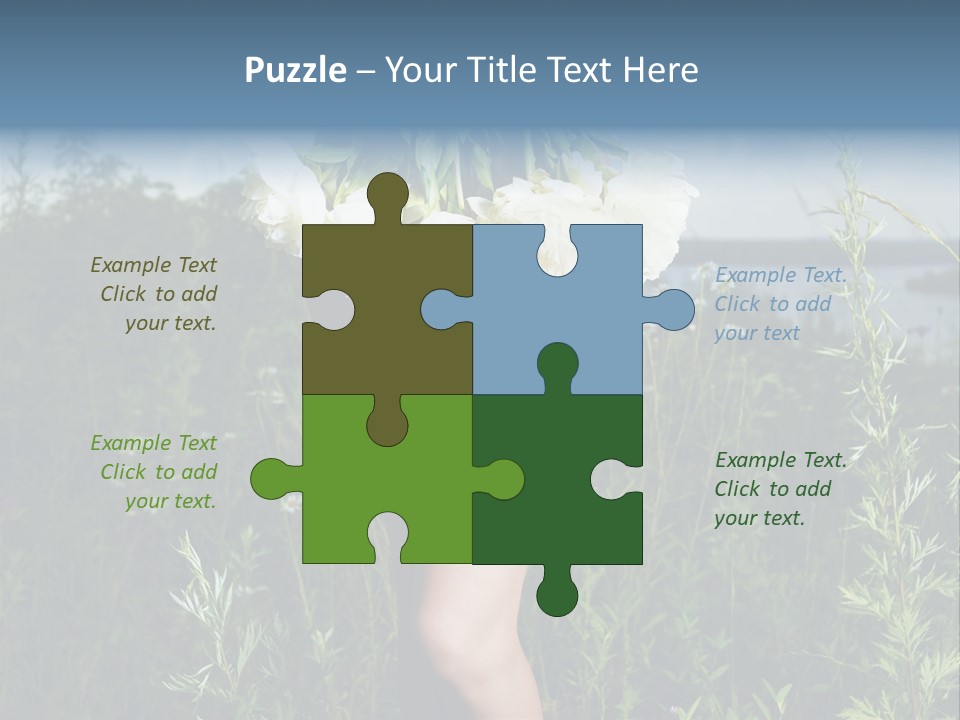 Floral Sexual Body PowerPoint Template