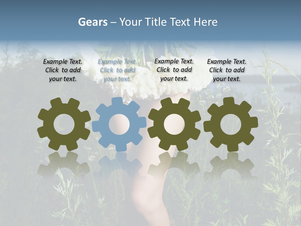 Floral Sexual Body PowerPoint Template