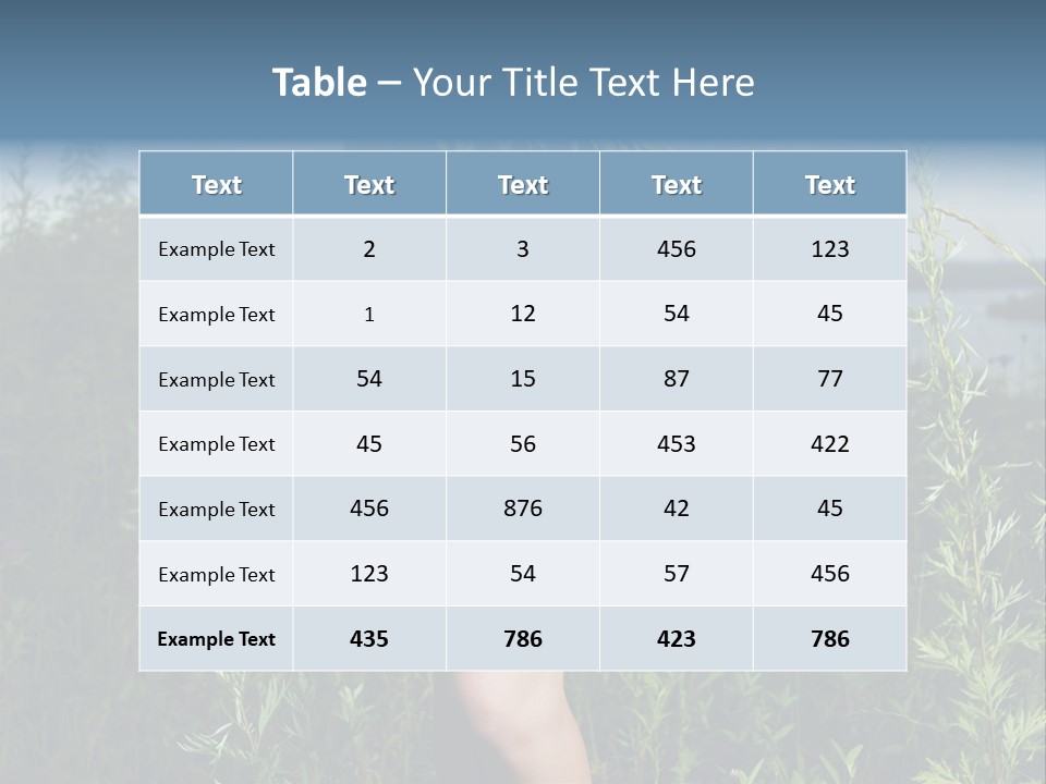 Floral Sexual Body PowerPoint Template