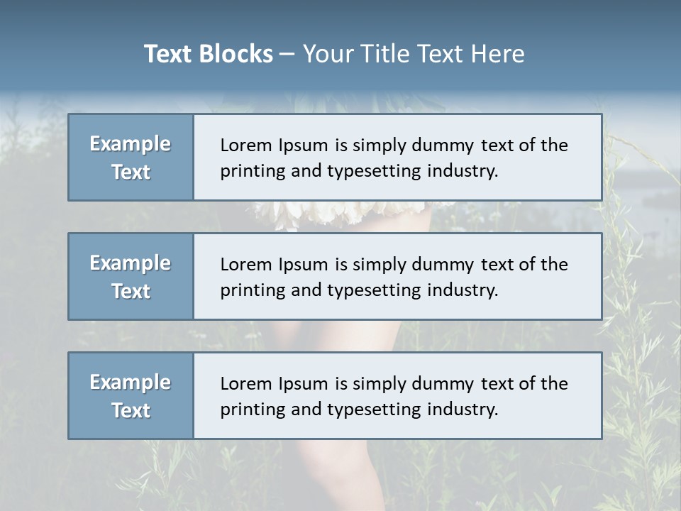 Floral Sexual Body PowerPoint Template