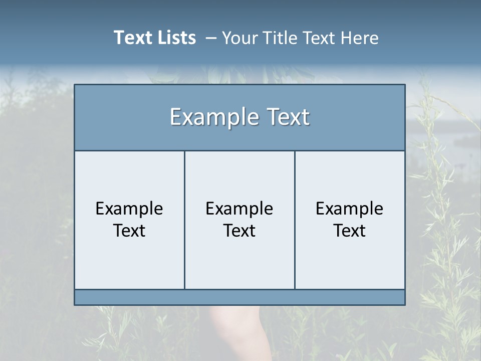 Floral Sexual Body PowerPoint Template