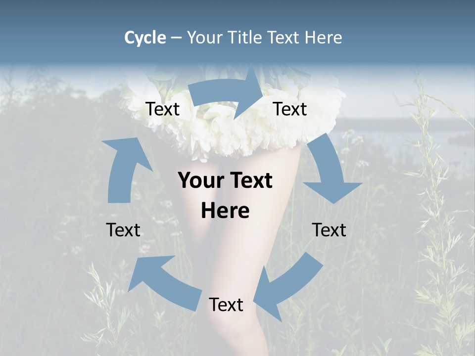 Floral Sexual Body PowerPoint Template