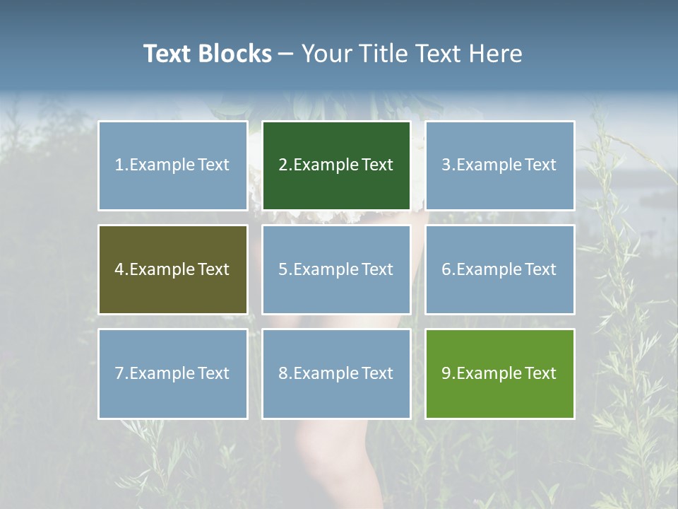 Floral Sexual Body PowerPoint Template