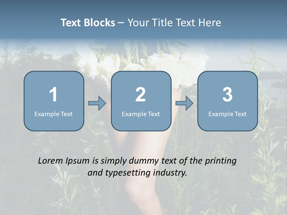 Floral Sexual Body PowerPoint Template