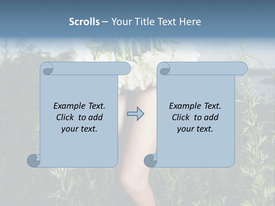 Floral Sexual Body PowerPoint Template