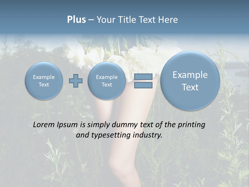 Floral Sexual Body PowerPoint Template