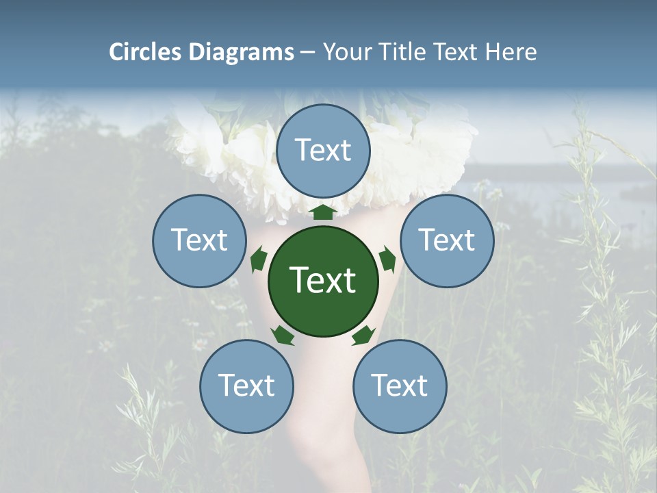 Floral Sexual Body PowerPoint Template