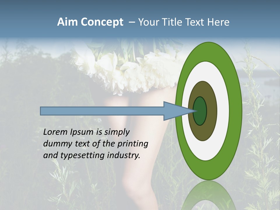 Floral Sexual Body PowerPoint Template