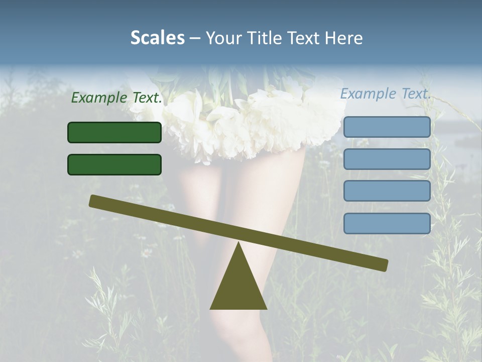 Floral Sexual Body PowerPoint Template