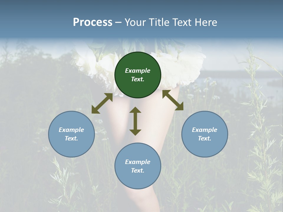 Floral Sexual Body PowerPoint Template