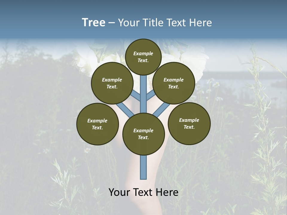 Floral Sexual Body PowerPoint Template