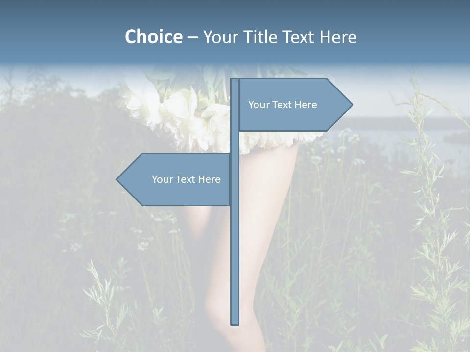 Floral Sexual Body PowerPoint Template