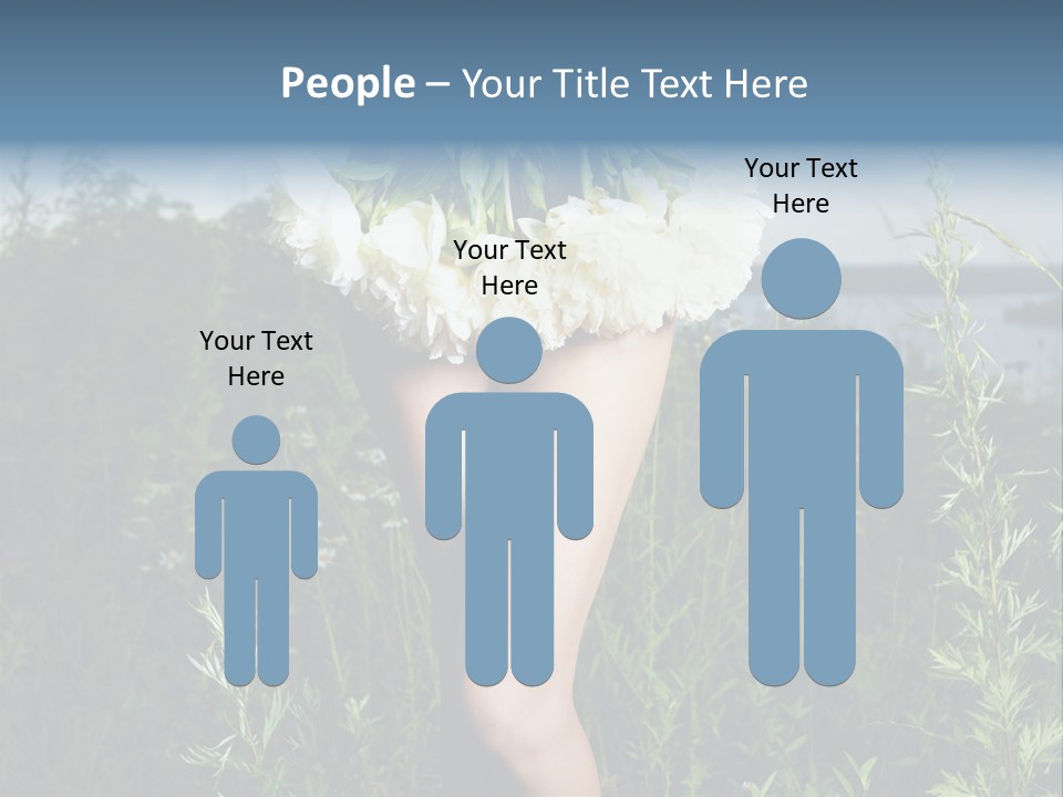 Floral Sexual Body PowerPoint Template