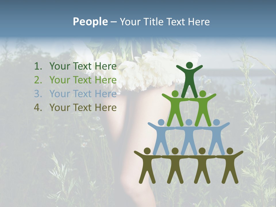 Floral Sexual Body PowerPoint Template