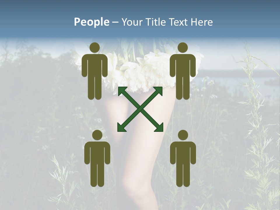 Floral Sexual Body PowerPoint Template