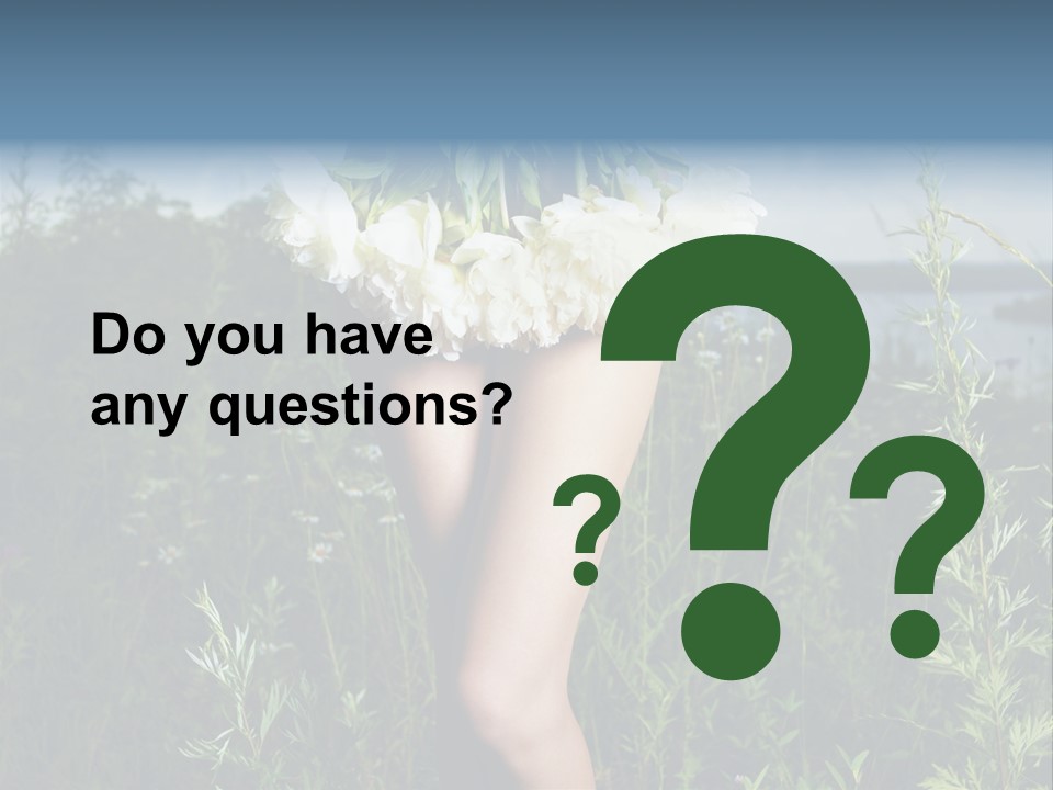 Floral Sexual Body PowerPoint Template