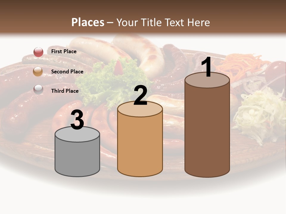 Rolls Mint White PowerPoint Template