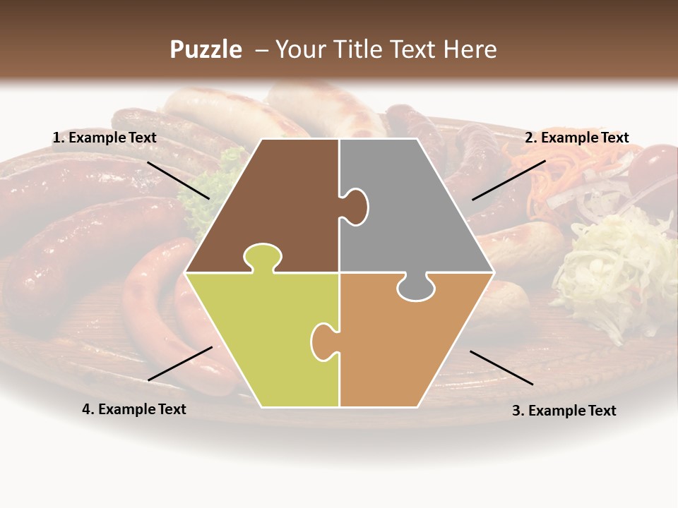 Rolls Mint White PowerPoint Template