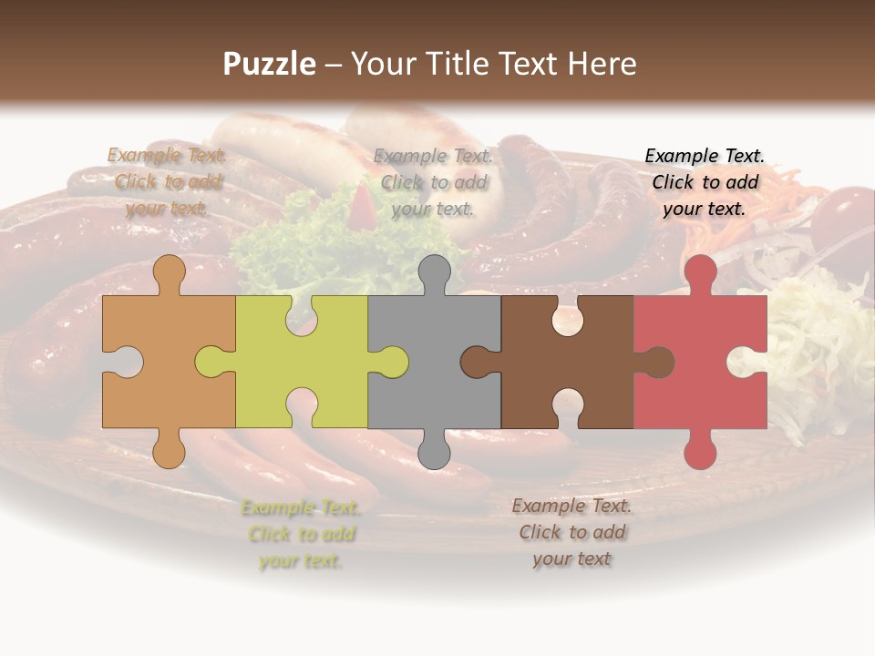 Rolls Mint White PowerPoint Template