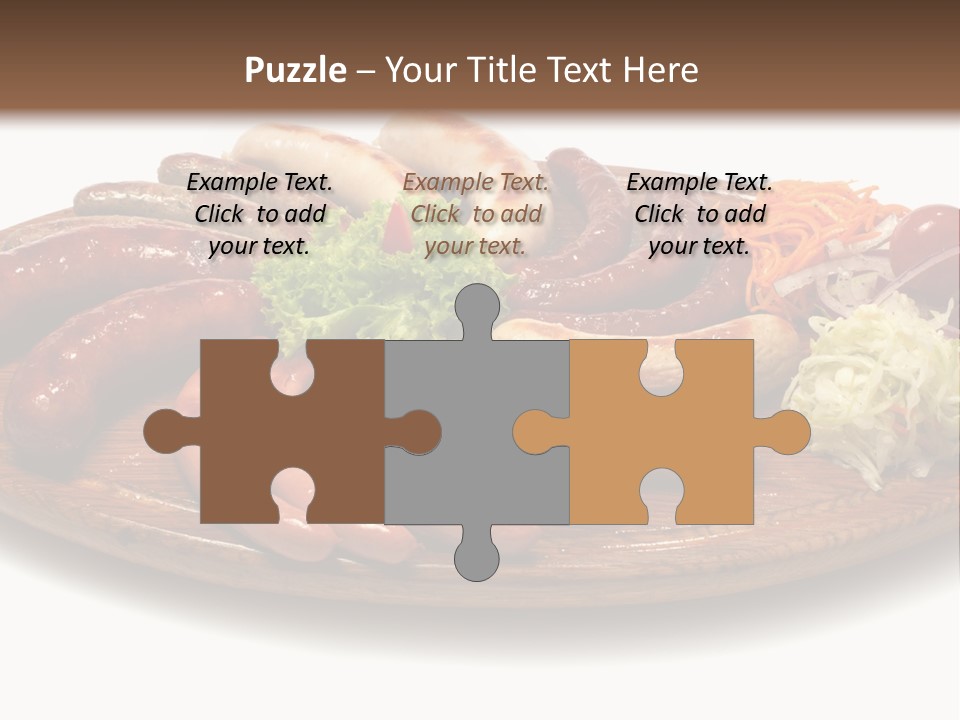 Rolls Mint White PowerPoint Template