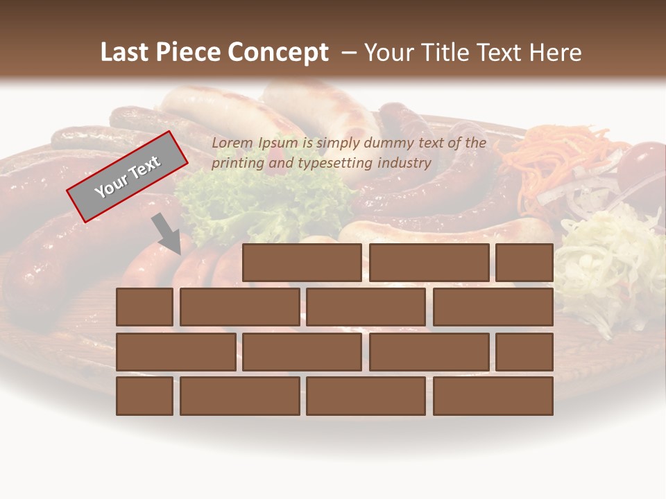 Rolls Mint White PowerPoint Template