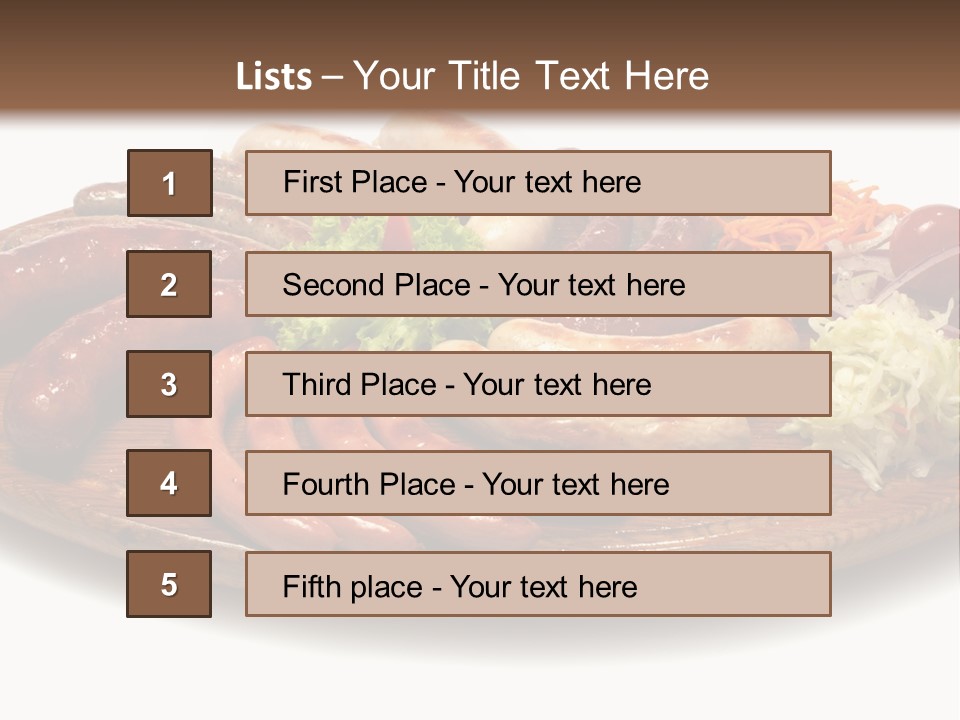 Rolls Mint White PowerPoint Template