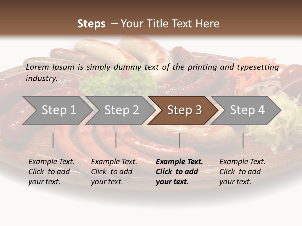 Rolls Mint White PowerPoint Template