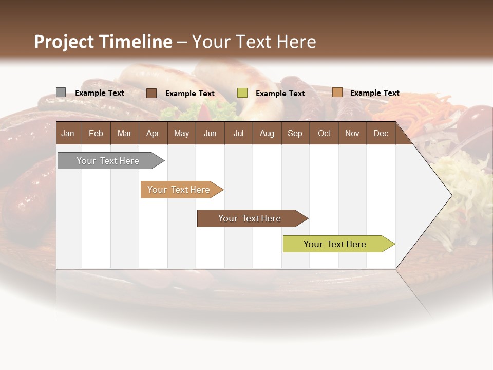 Rolls Mint White PowerPoint Template