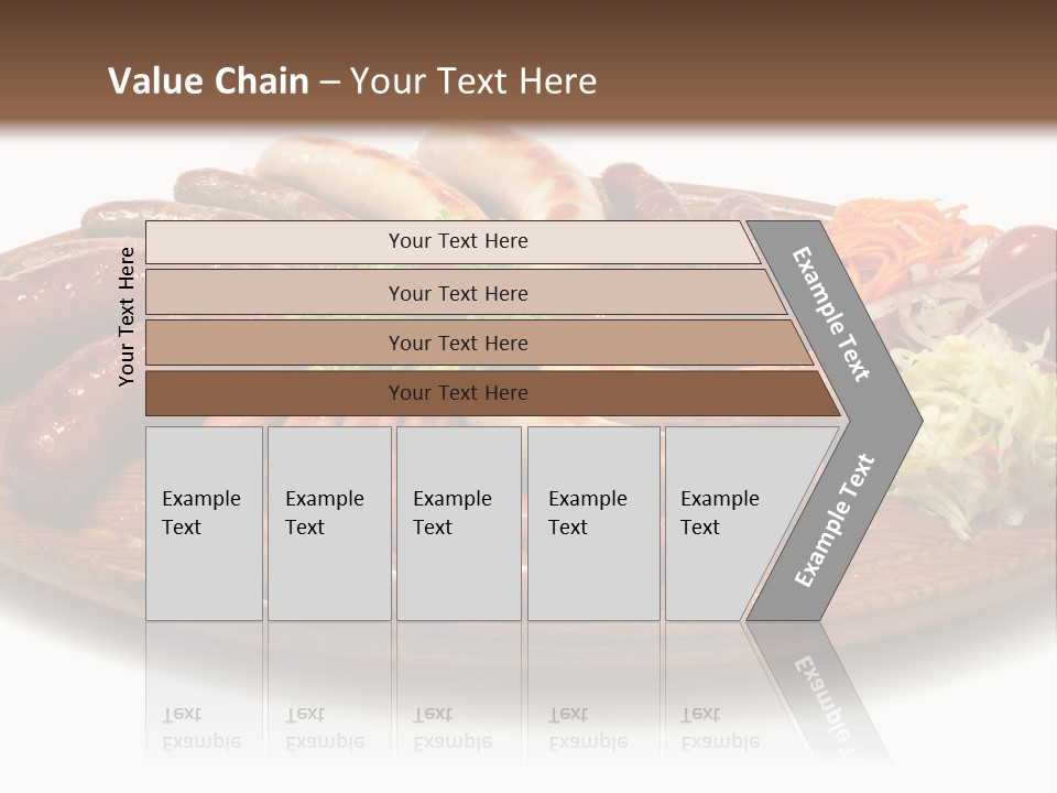 Rolls Mint White PowerPoint Template