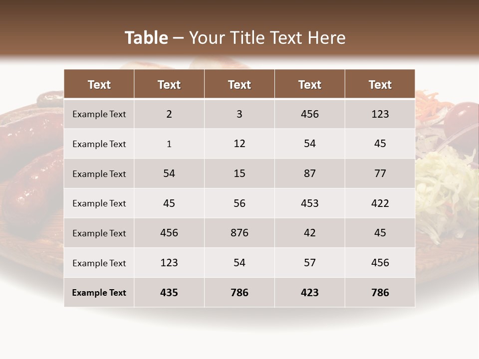 Rolls Mint White PowerPoint Template