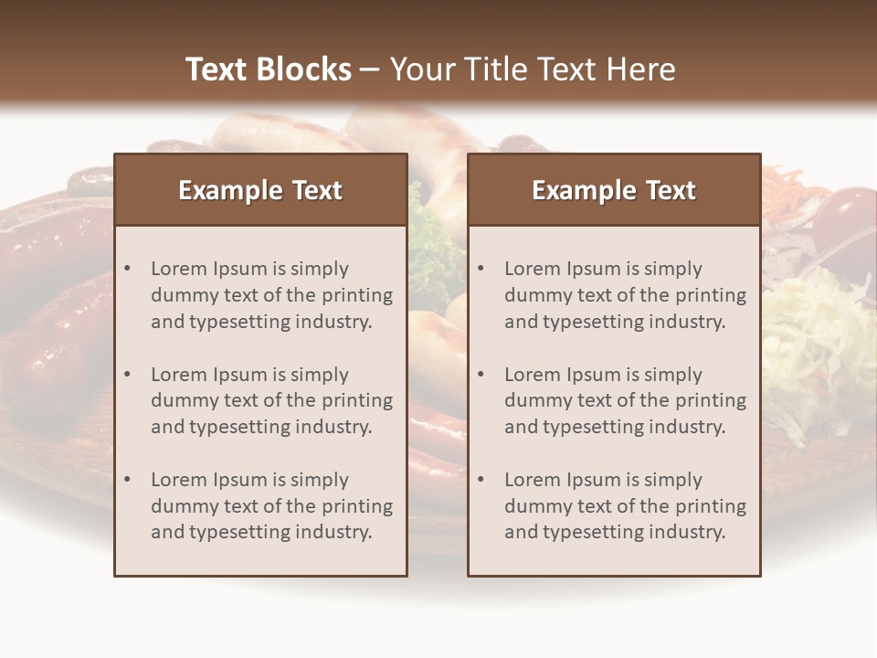 Rolls Mint White PowerPoint Template