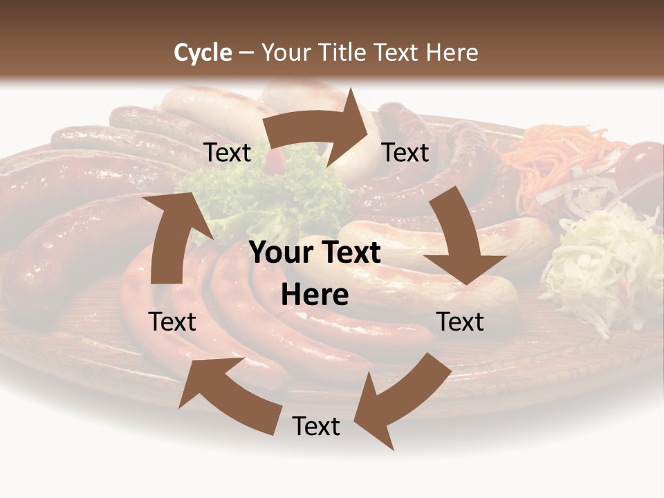 Rolls Mint White PowerPoint Template