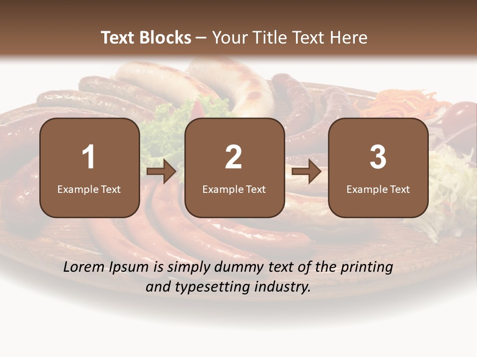 Rolls Mint White PowerPoint Template