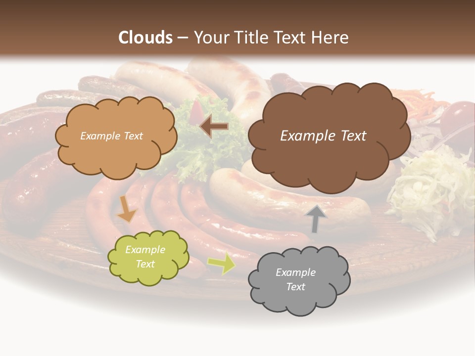 Rolls Mint White PowerPoint Template