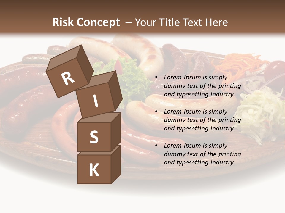 Rolls Mint White PowerPoint Template