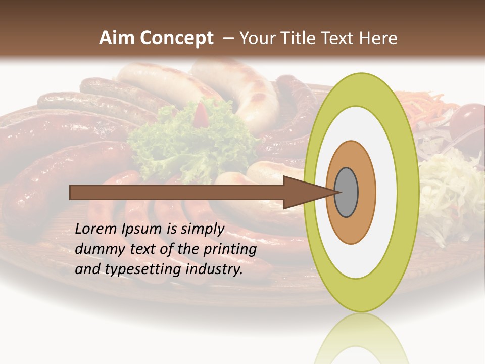 Rolls Mint White PowerPoint Template