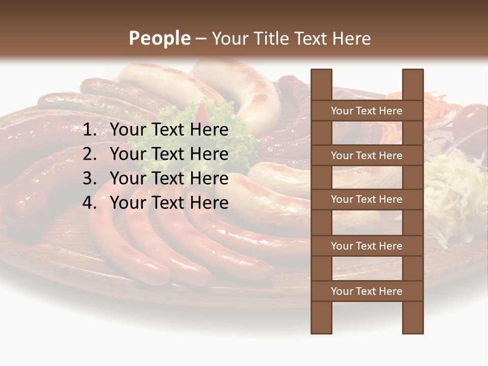 Rolls Mint White PowerPoint Template