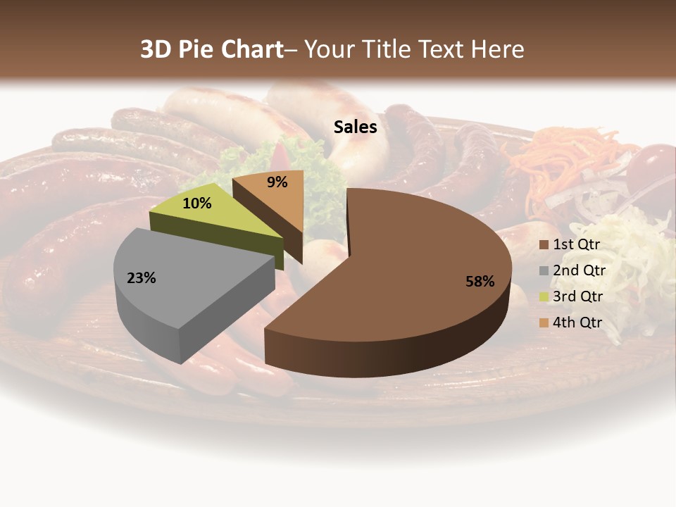 Rolls Mint White PowerPoint Template