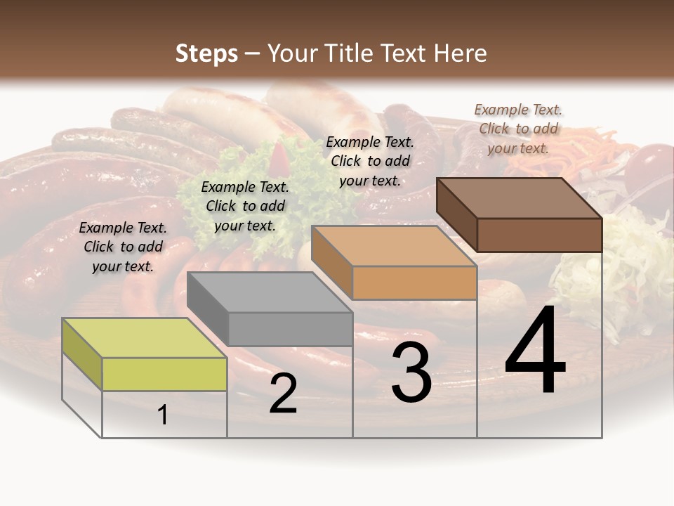 Rolls Mint White PowerPoint Template