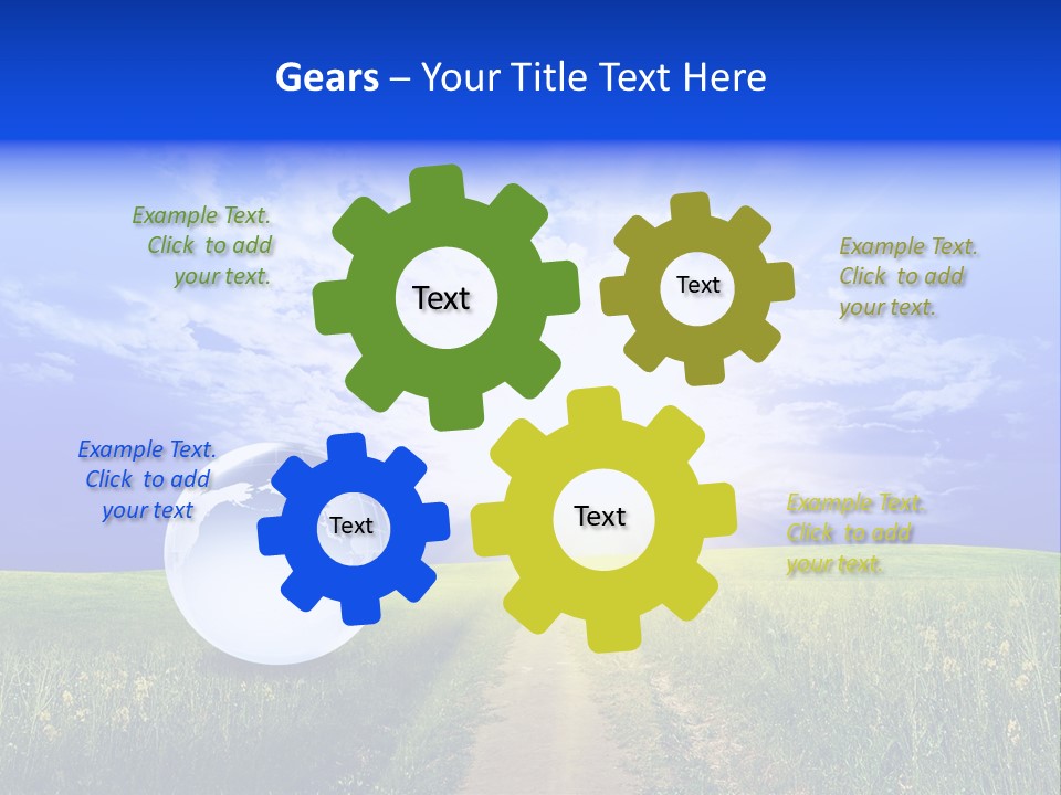 Writing Itting Human PowerPoint Template