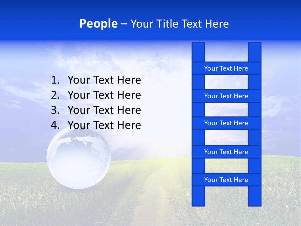 Writing Itting Human PowerPoint Template
