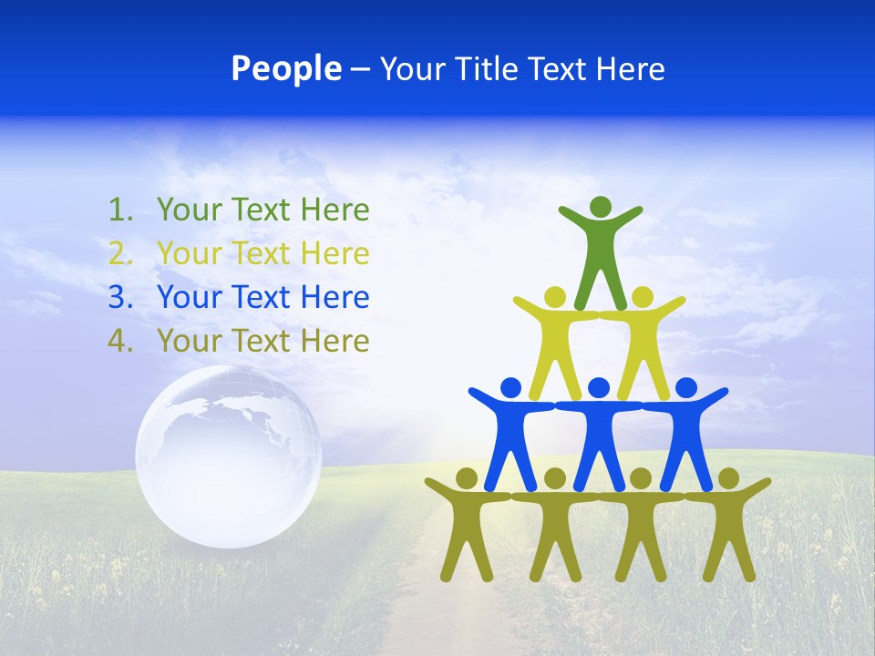 Writing Itting Human PowerPoint Template