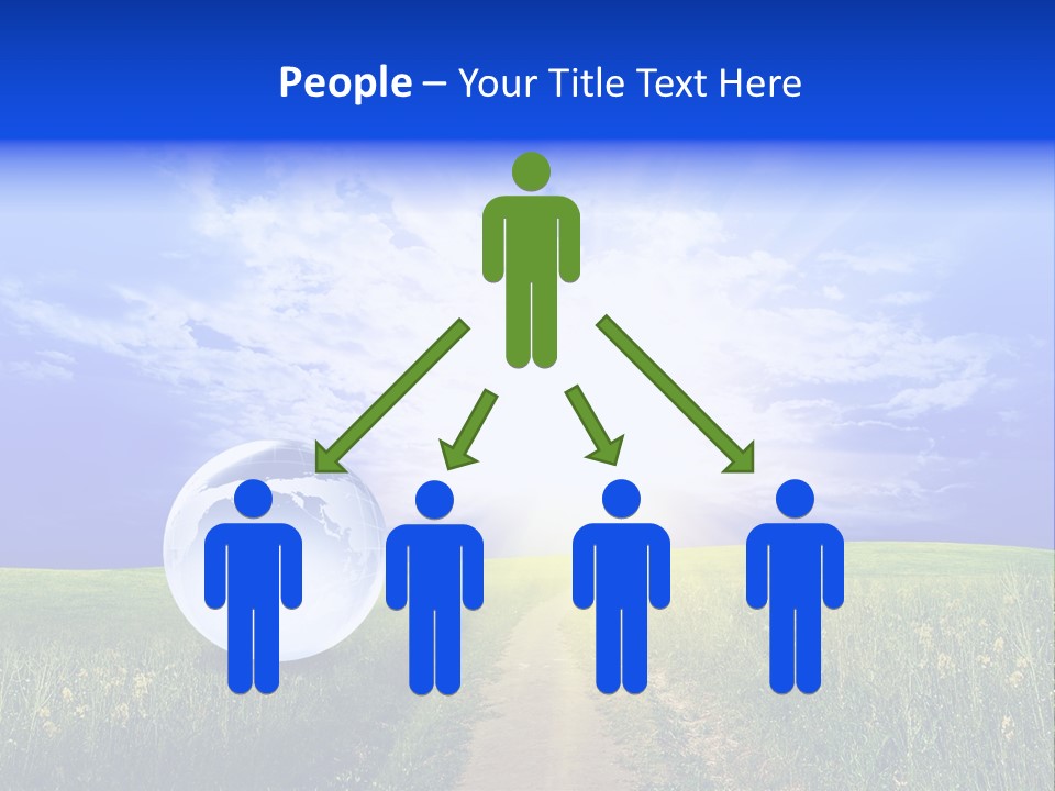 Writing Itting Human PowerPoint Template