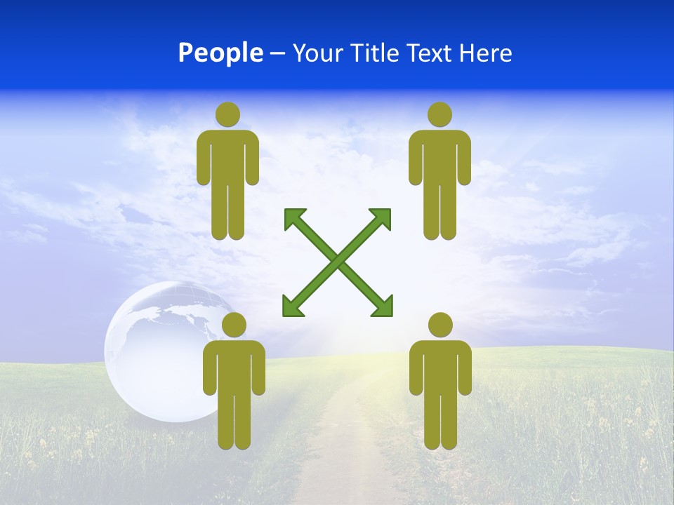 Writing Itting Human PowerPoint Template